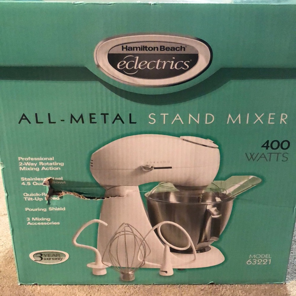 Hamilton Beach Eclectrics All Metal Stand Mixer